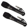 "Professional" Dynamic Microphones Pack (2) with 8-Foot Cord